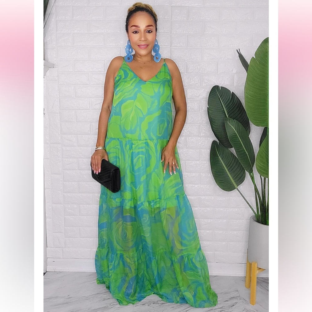 💚 Explosion (made in Turkey) Maxi Dress